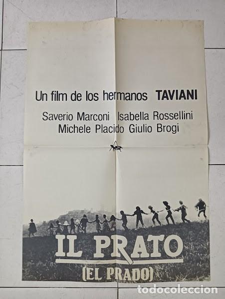 Cine: SMP 2324 EL PRADO VITTORIO PAOLO TAVIANI POSTER ORIGINAL 50X70 ESTRENO