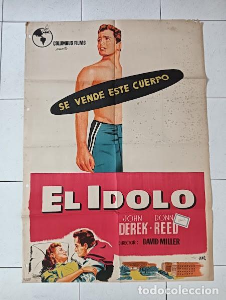 Cine: SMP 2337 EL IDOLO JOHN DEREK DONNA REED FUTBOL AMERICANO POSTER ORIGINAL 70X100 ESTRENO LITOGRAFIA