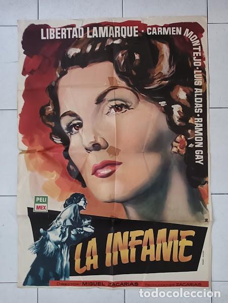 Cine: SMP 2341 LA INFAME LIBERTAD LAMARQUE POSTER ORIGINAL 70X100 ESTRENO