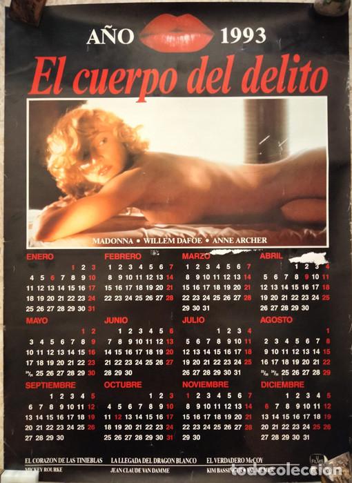 Cine: CALENDARIO EL CUERPO DEL DELITO (Madonna)