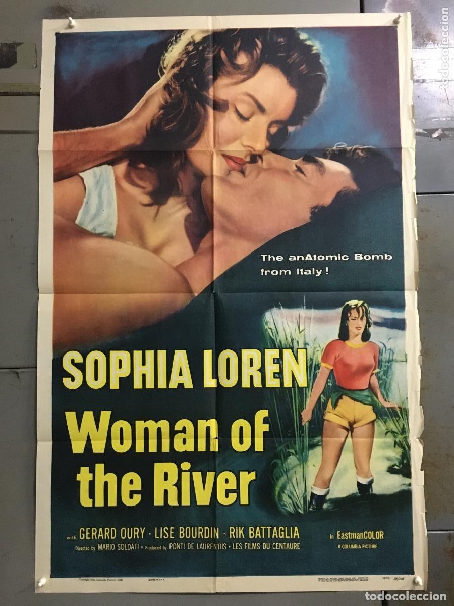 Cine: PJE 0422 LA CHICA DEL RIO SOFIA LOREN SEXY POSTER ORIGINAL USA 70X105