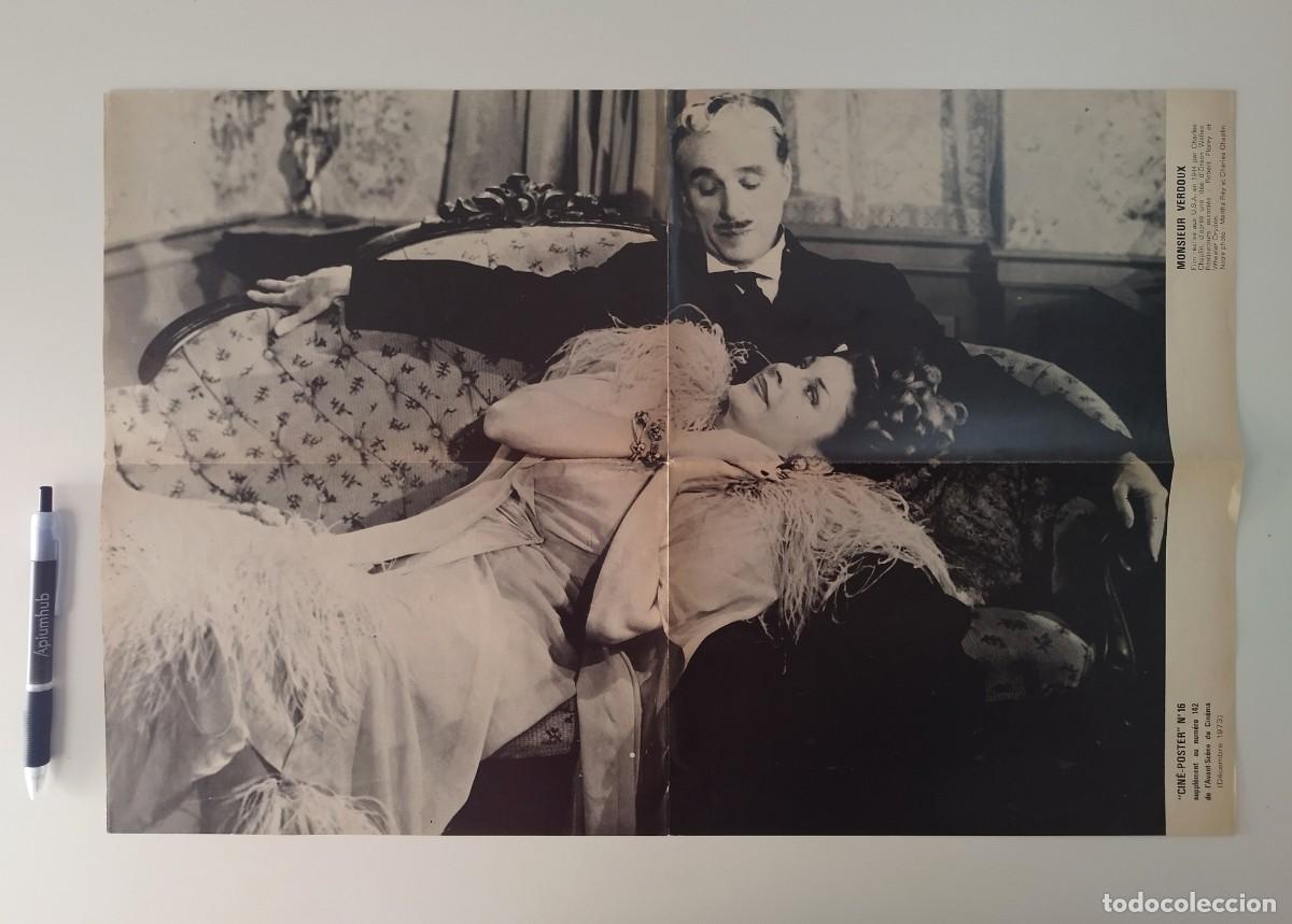 Cine: P&oacute;ster Original Charles Chaplin: Monsieur Verdoux (1973) - Suplemento L'Avant-Sc&egrave;ne du Cin&eacute;ma