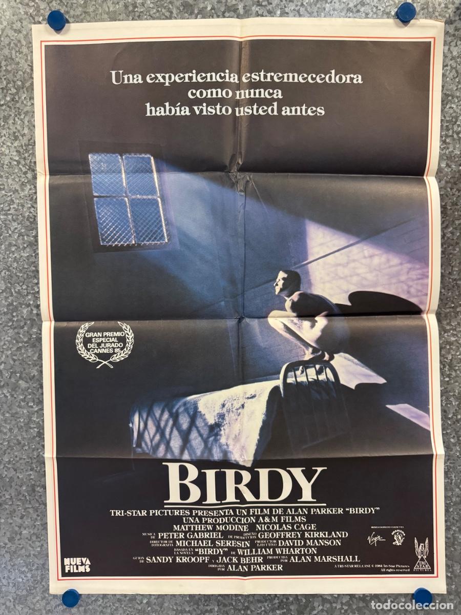 Cine: BIRDY, Matthew Modine , Nicolas Cage, A&ntilde;o 1984, POSTER ORIGINAL