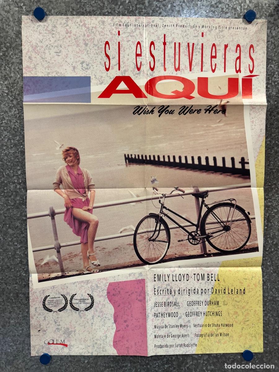 Cine: Si estuvieras aqui, Emily Lloyd , Tom Bell, POSTER ORIGINAL