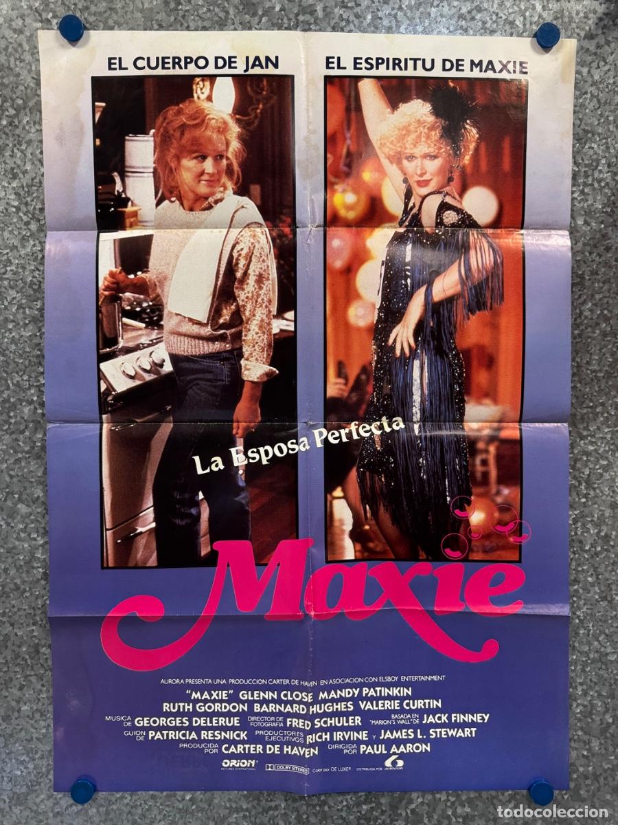 Cine: MAXIE, Glenn Close, Mandy Patinkin, POSTER ORIGINAL