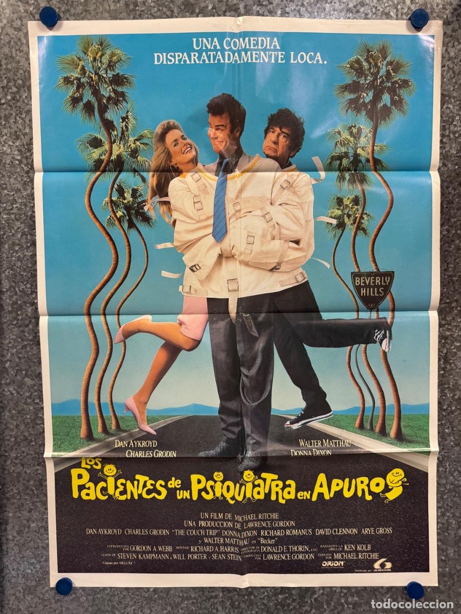 Cine: Los pacientes de un psiquiatra en apuro , Dan Aykroyd, Walter Matthau, POSTER ORIGINAL