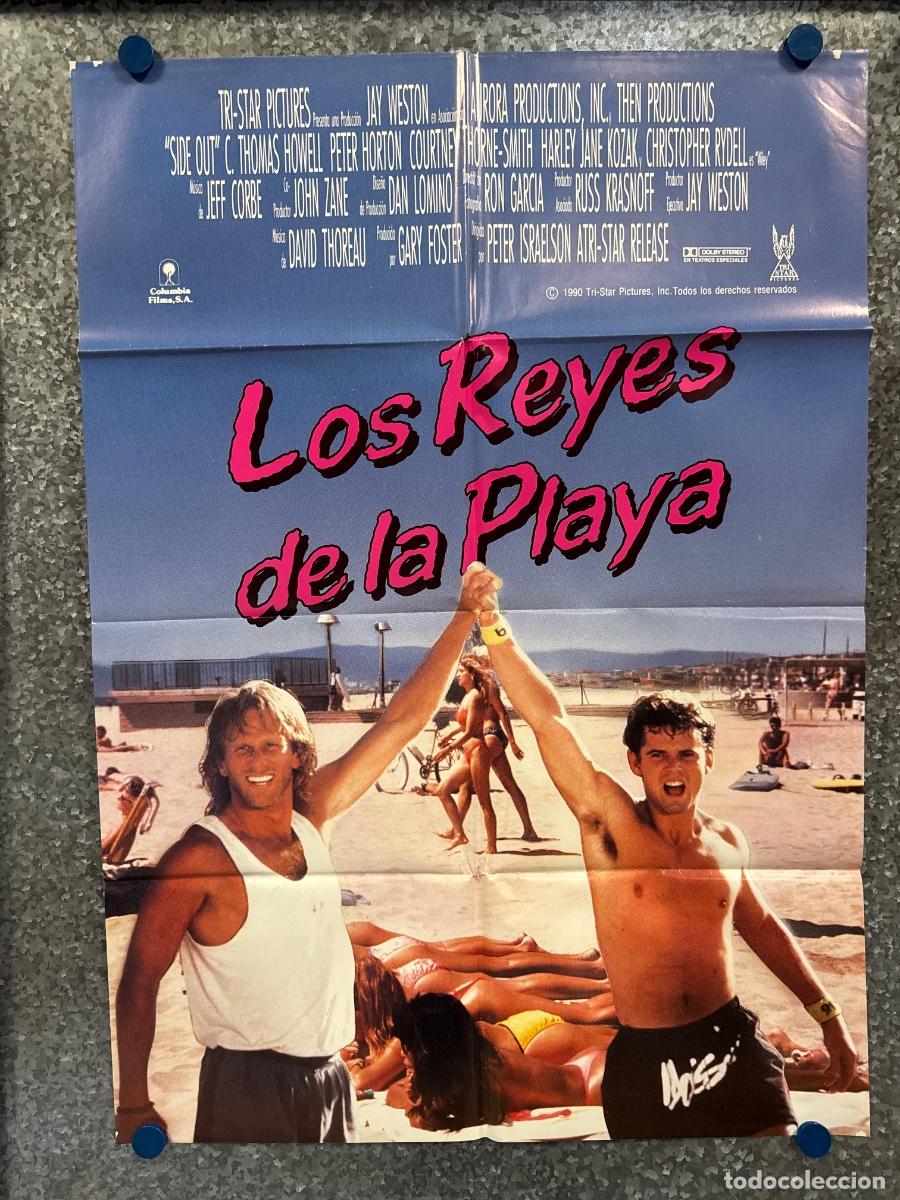 Cine: Los reyes de la playa , Thomas Howell, Peter Horton, A&ntilde;o 1990, POSTER ORIGINAL