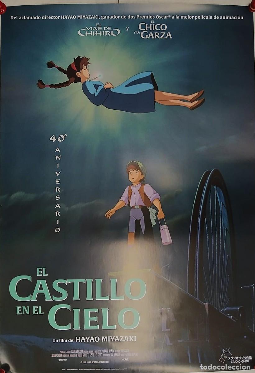 Cine: El castillo en el cielo. P&oacute;ster original (100x70)