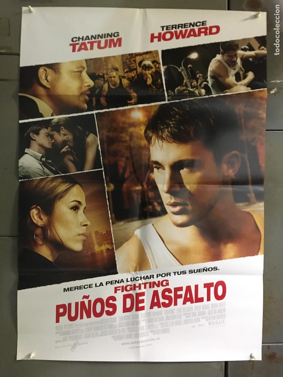 Cine: AFF89 PU&Ntilde;OS DE ASFALTO CHANNING TATUM TERRENCE HOWARD POSTER ORIGINAL ESTRENO 70X100 H3