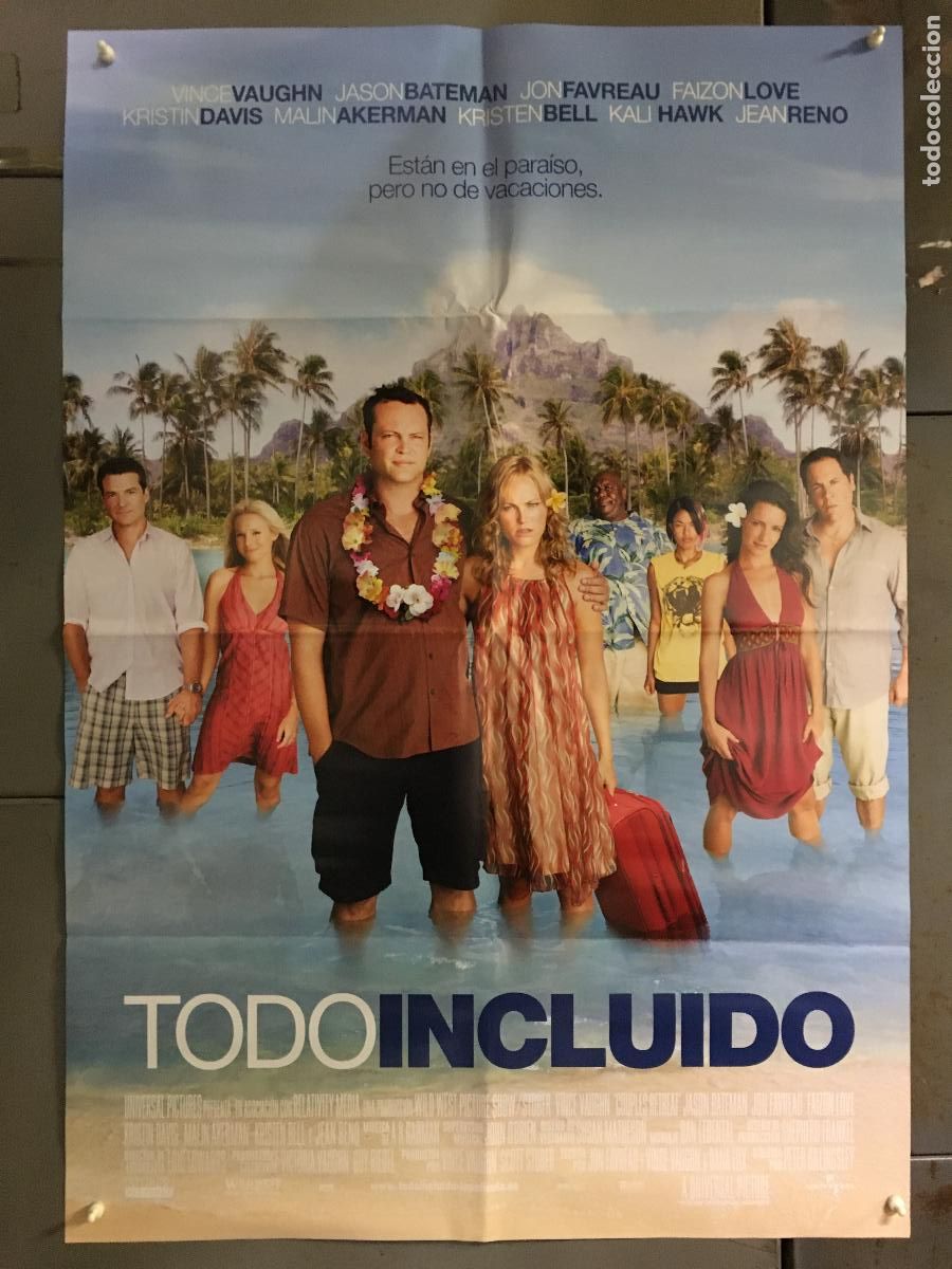 Cinema: AFF90 TODO INCLUIDO VINCE VAUGHN JON FAVREAU JEAN RENO POSTER ORIGINAL ESTRENO 70X100 H2