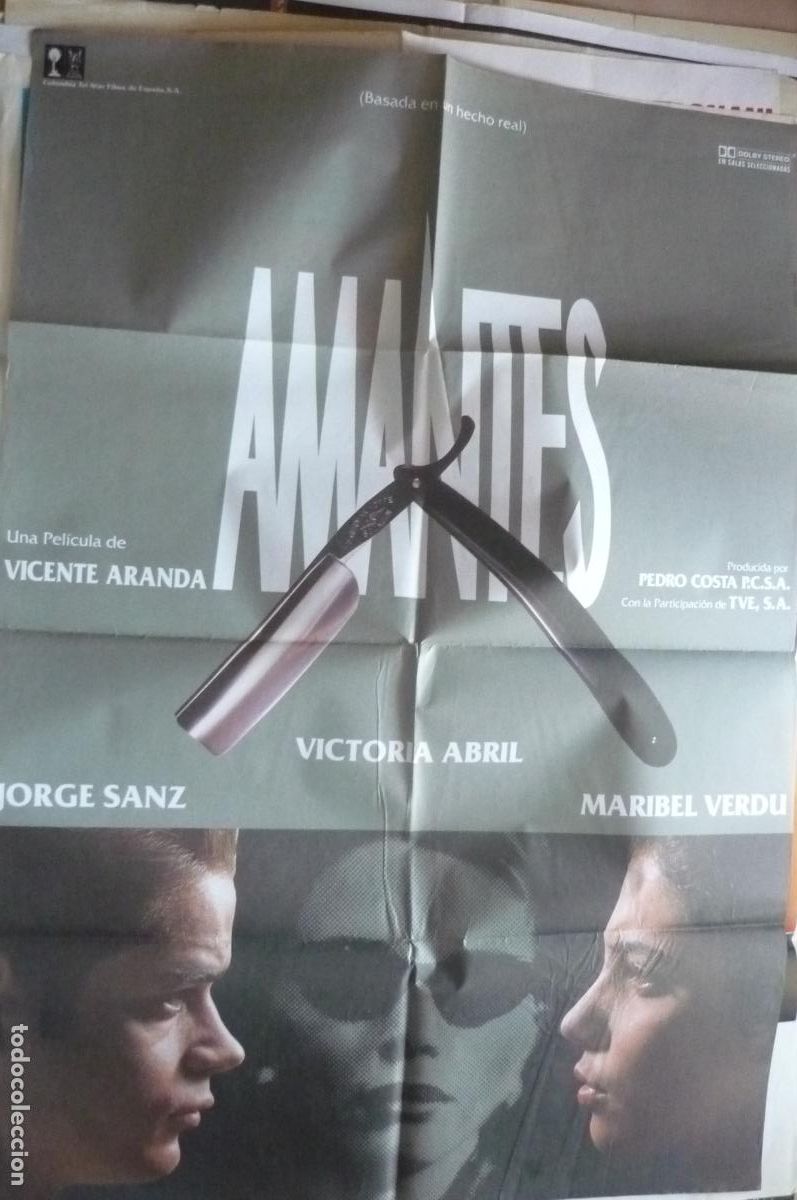 Cine: cartel cine 1 x 7o amantes victoria abril