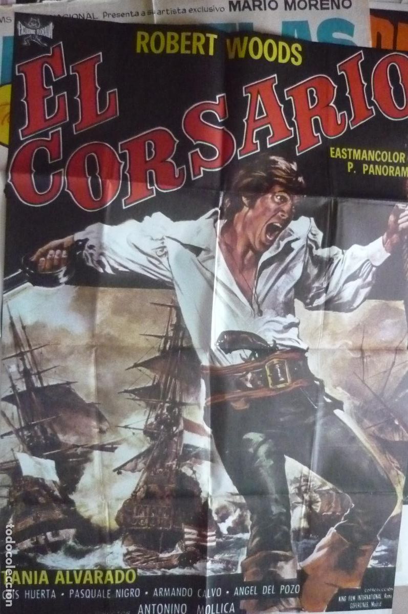 Cine: cartel cine 1 x 7o el corsario robert woods