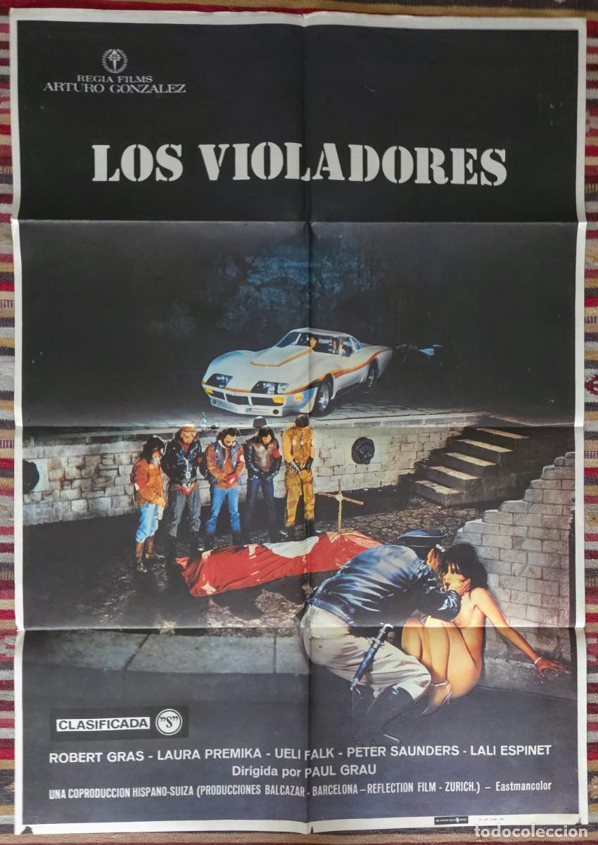 Cine: Cartel original LOS VIOLADORES (Mad Foxes) 1981 Cine Culto Exploitation Eurocult