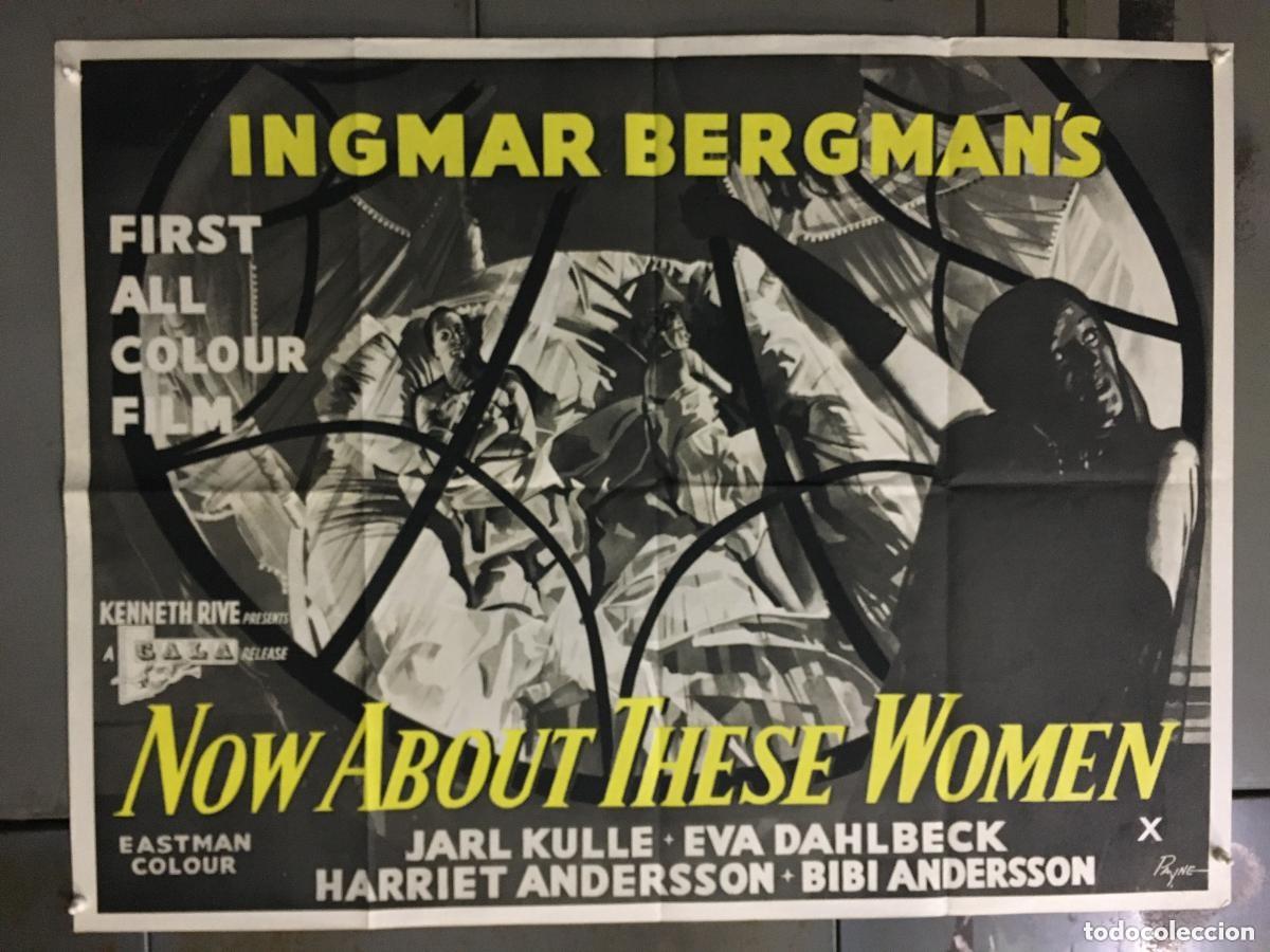 Cine: PJE 0448 ESAS MUJERES INGMAR BERGMAN POSTER ORIGINAL 76X102 BRITISH QUAD