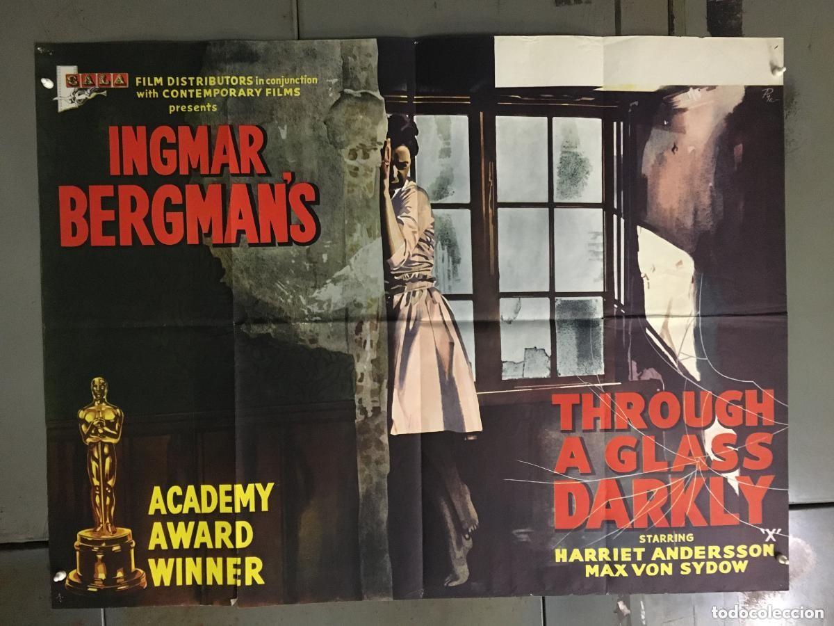 Cine: PJE 0449 COMO EN UN ESPEJO INGMAR BERGMAN POSTER ORIGINAL 76X102 BRITISH QUAD