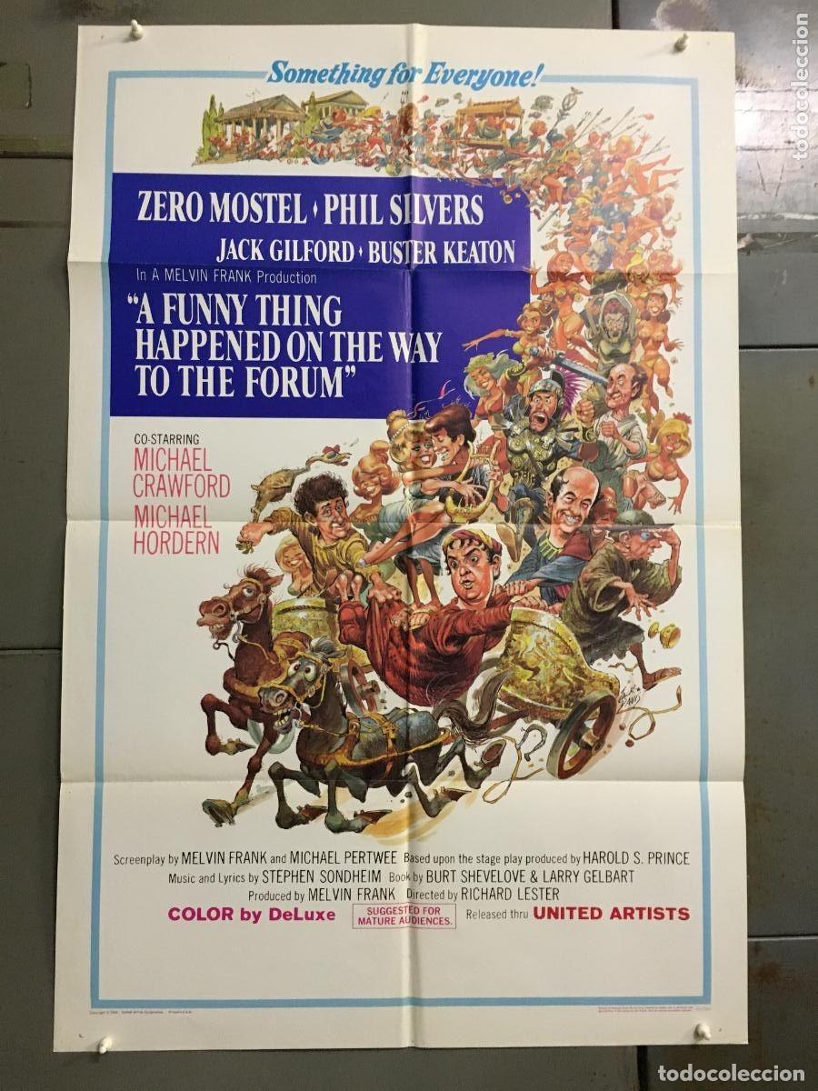 Cinema: PJE 0456 GOLFUS DE ROMA MICHAEL CRAWFORD ZERO MOSTEL JACK DAVIS POSTER ORIGINAL USA 70X105