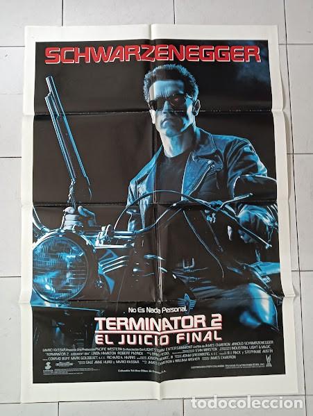 Cin&eacute;ma: VKD 2215 TERMINATOR 2 ARNOLD SCHWARZENEGGER JAMES CAMERON POSTER ORIGINAL 70X100 ESTRENO