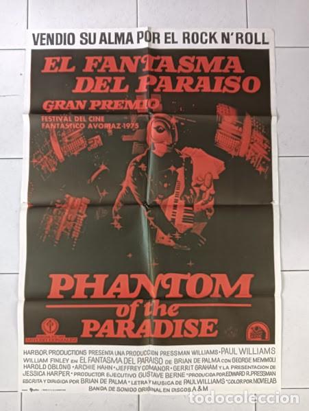 Cin&eacute;ma: VKD 2217 EL FANTASMA DEL PARAISO BRIAN DE PALMA POSTER ORIGINAL 70X100 ESTRENO