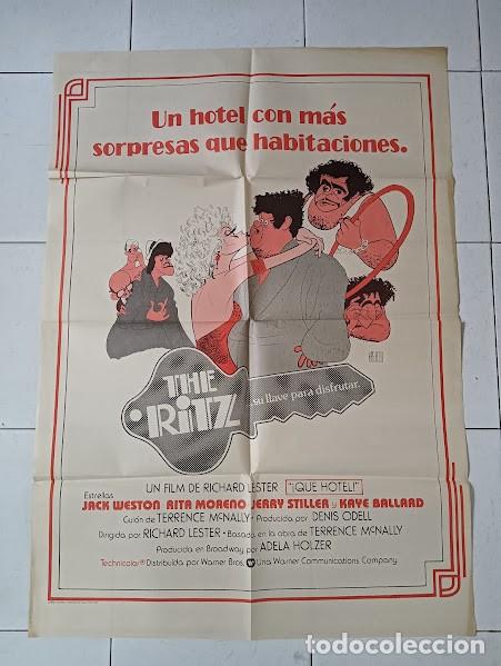 Cinema: SMP 2350 THE RITZ RICHARD LESTER AL HIRSCHFELD POSTER ORIGINAL 70X100 ESTRENO