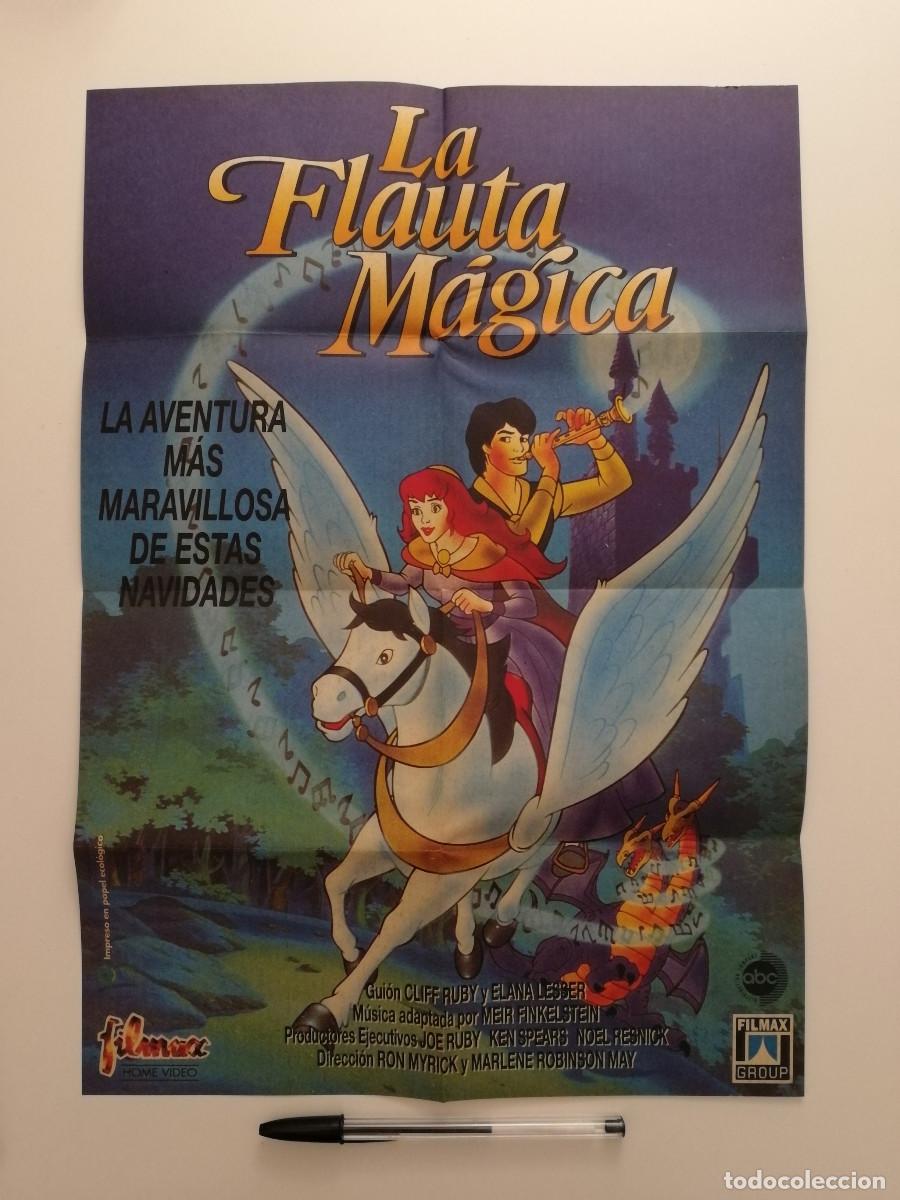 Cine: CARTEL ORIGINAL - LA FLAUTA MAGICA - INFANTIL - FILMAX - Marlene Robinson May - Emory Myrick
