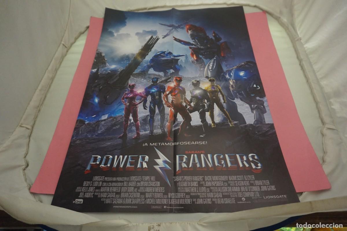 Cine: C9 - DOBLE POSTER DE CINE DE 57 X 41 CM. - POWER RANGERS / VAMPIRE DIARIES