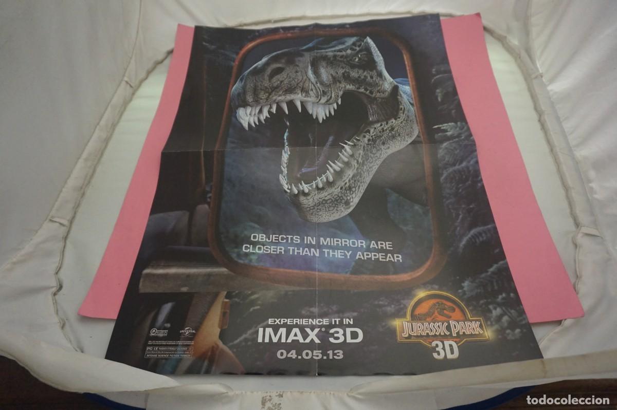 Cin&eacute;ma: C9 - DOBLE POSTER DE CINE DE 57 X 41 CM. - JURASSIC PARK 3D / ONE