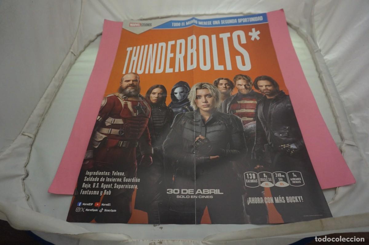 Cin&eacute;ma: C10 - DOBLE POSTER DE CINE DE 57 X 41 CM. - THUNDERBOLTS / CONFIDENCIAL