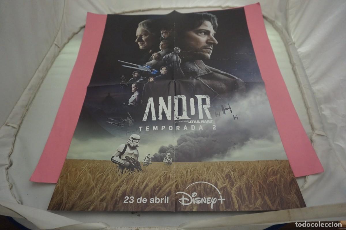 Cinema: C10 - DOBLE POSTER DE CINE DE 57 X 41 CM. - ANDOR TEMPORADA 2 / STAR WARS REVENGE OF THE SITH