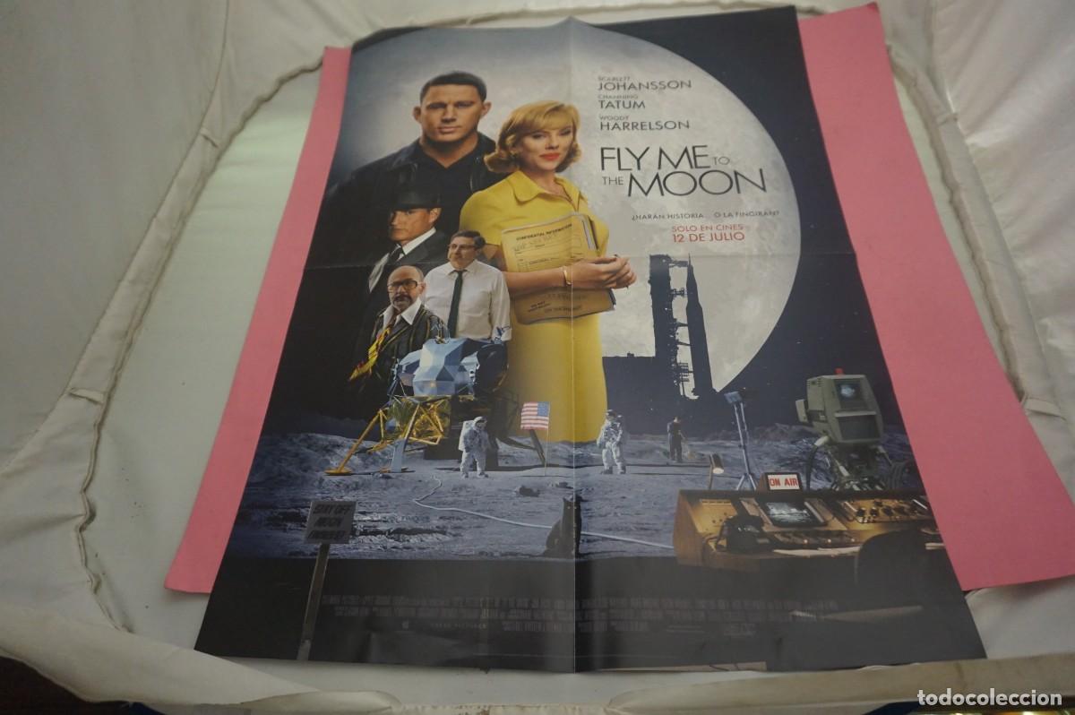 Cine: C10 - DOBLE POSTER DE CINE DE 57 X 41 CM. - FLY ME TO THEMOON / DEADPOOL WOLVERINE