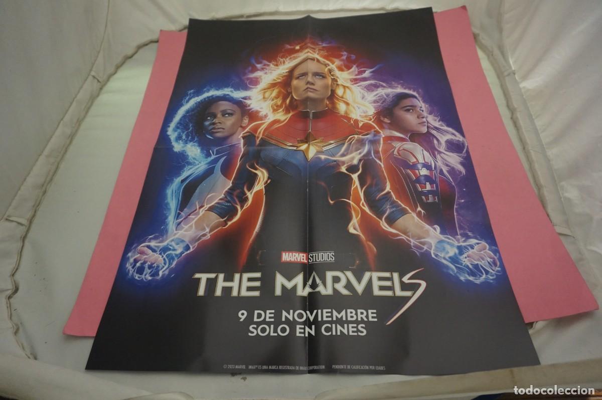 Cine: C10 - DOBLE POSTER DE CINE DE 57 X 41 CM. - THE MARVELS / DOCTOR WHO