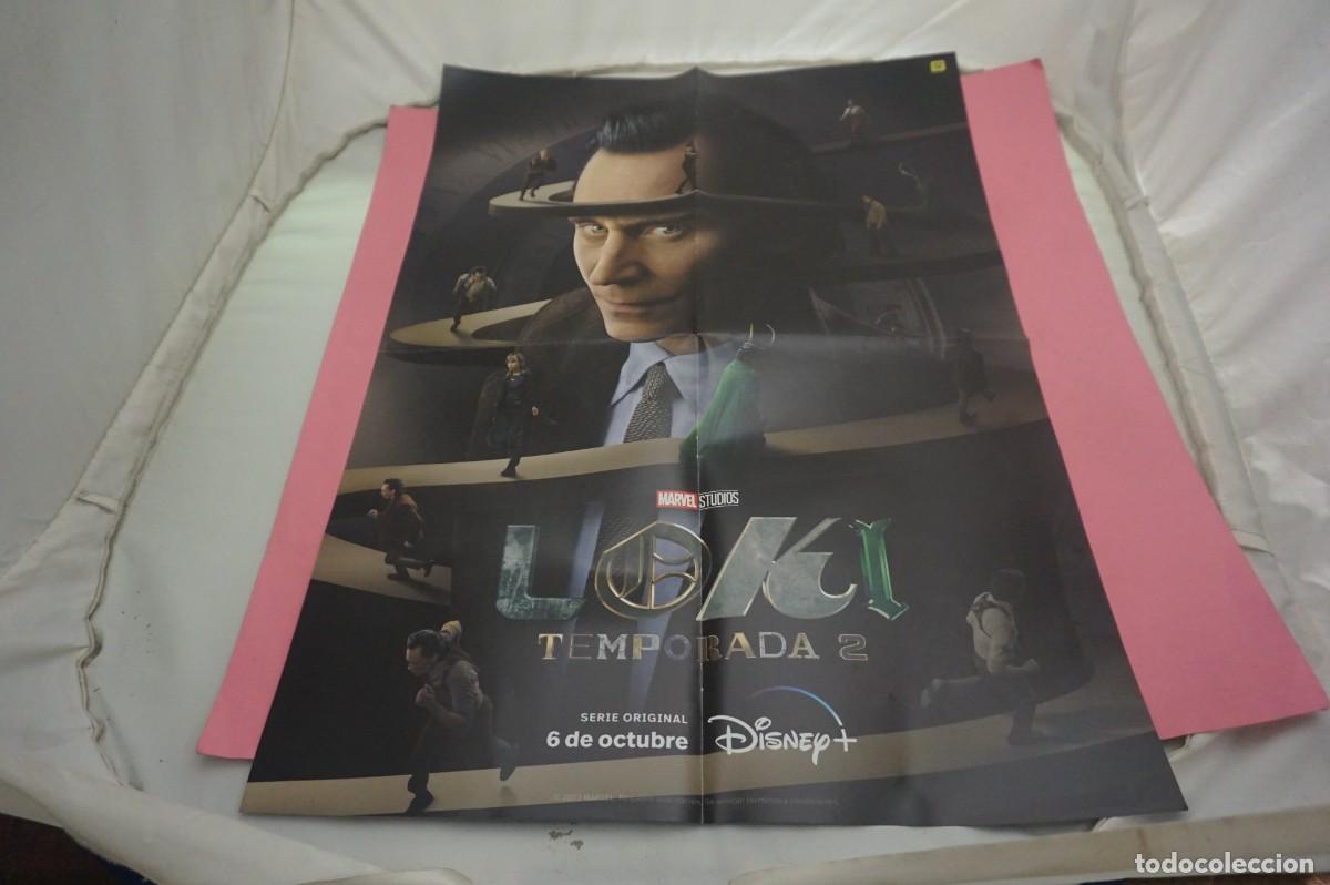 Cine: C10 - DOBLE POSTER DE CINE DE 57 X 41 CM. - LOKI TEMPORADA 2 / AWARENESS