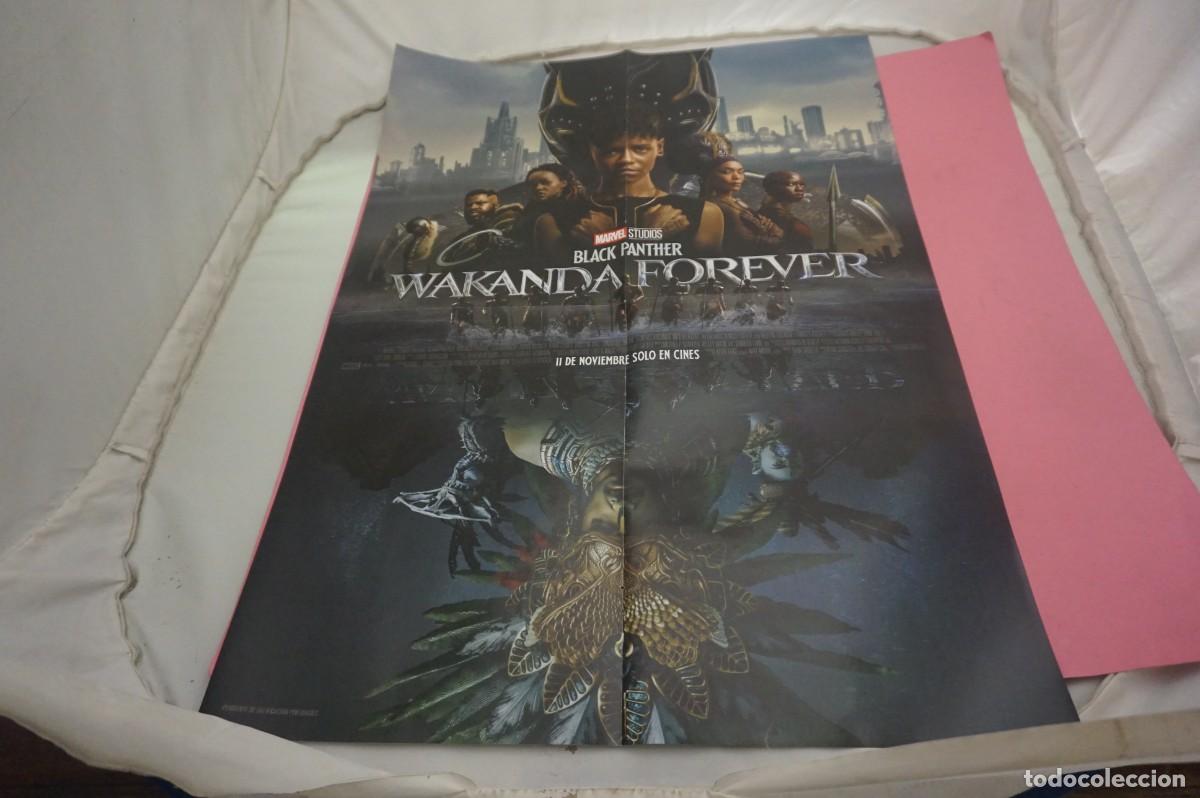 Cine: C10 - DOBLE POSTER DE CINE DE 57 X 41 CM. - WAKANDA FOREVER / AMSTERDAM