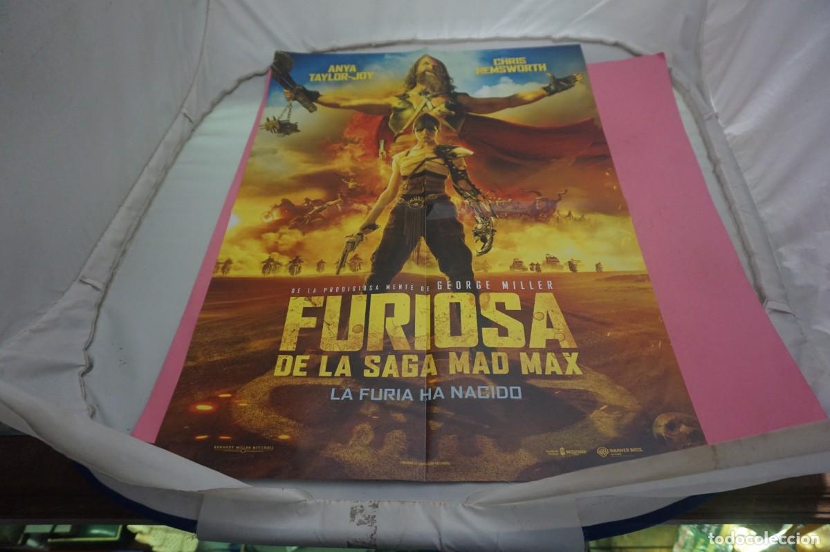 Cine: C10 - DOBLE POSTER DE CINE DE 57 X 41 CM. - FURIOSA SAGA MAD MAX / STAR WARS THE PHANTOM MENACE