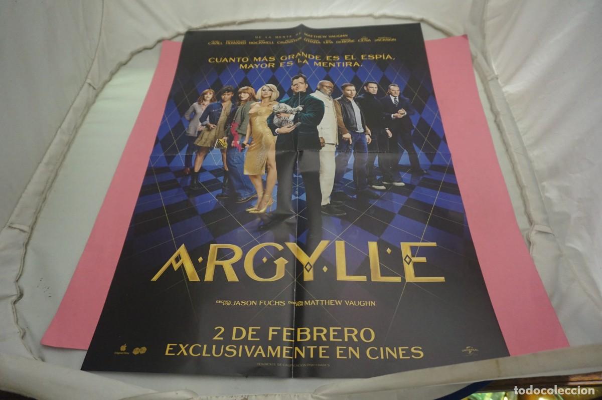 Cine: C10 - DOBLE POSTER DE CINE DE 57 X 41 CM. - ARGYLLE / SPIDER-MAN