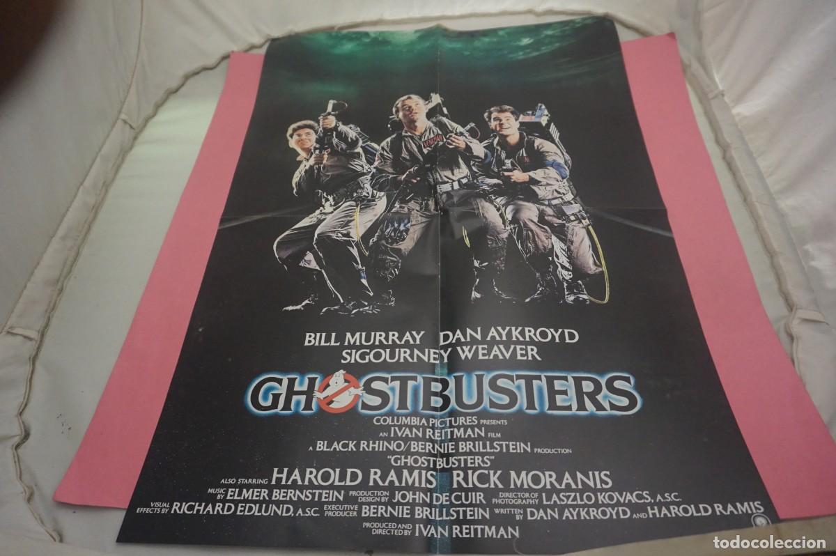 Cine: C10 - DOBLE POSTER DE CINE DE 57 X 41 CM. - GHOSTBUSTERS / REINA ROJA