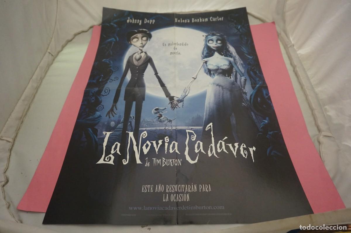 Cine: C10 - DOBLE POSTER DE CINE DE 57 X 41 CM. - LA NOVIA CADAVER / LA TIERRA DE LOS MUERTOS VIVIENTES