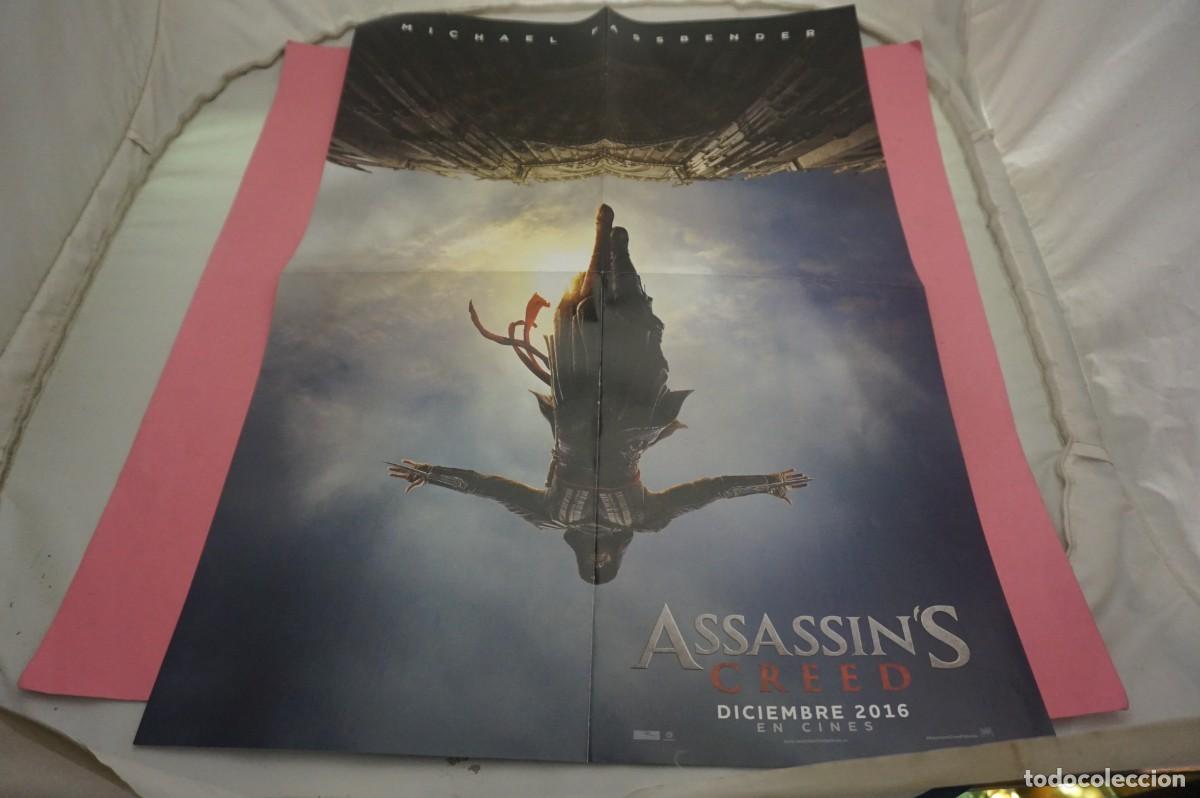 Cine: C10 - DOBLE POSTER DE CINE DE 57 X 41 CM. - ASSASSIN'S CREED / NINJA TURTLES