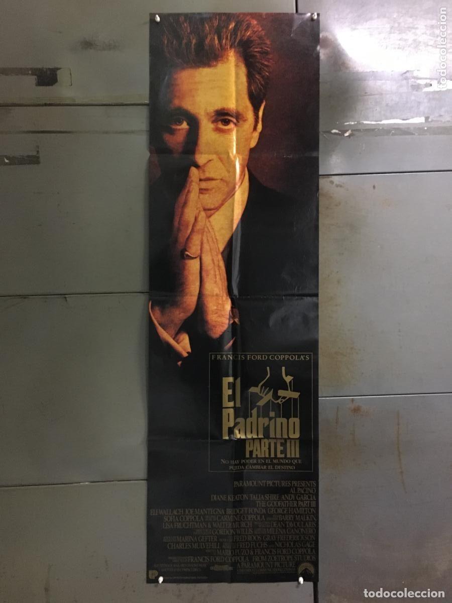Cinema: SMP 2363 EL PADRINO 3 AL PACINO COPPOLA POSTER ORIGINAL 45X152 ESTRENO