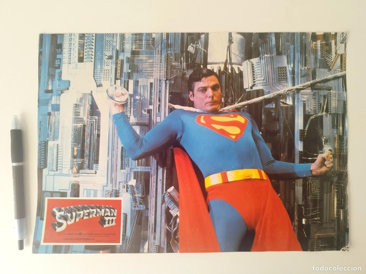 Cine: Superman III (1983) - Gran fotocromo original - Christopher Reeve