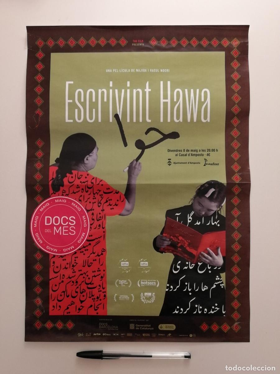 Cine: CARTEL ORIGINAL CATALAN -A3- Escribiendo Hawa - DOCUMENTAL - Najiba Noori