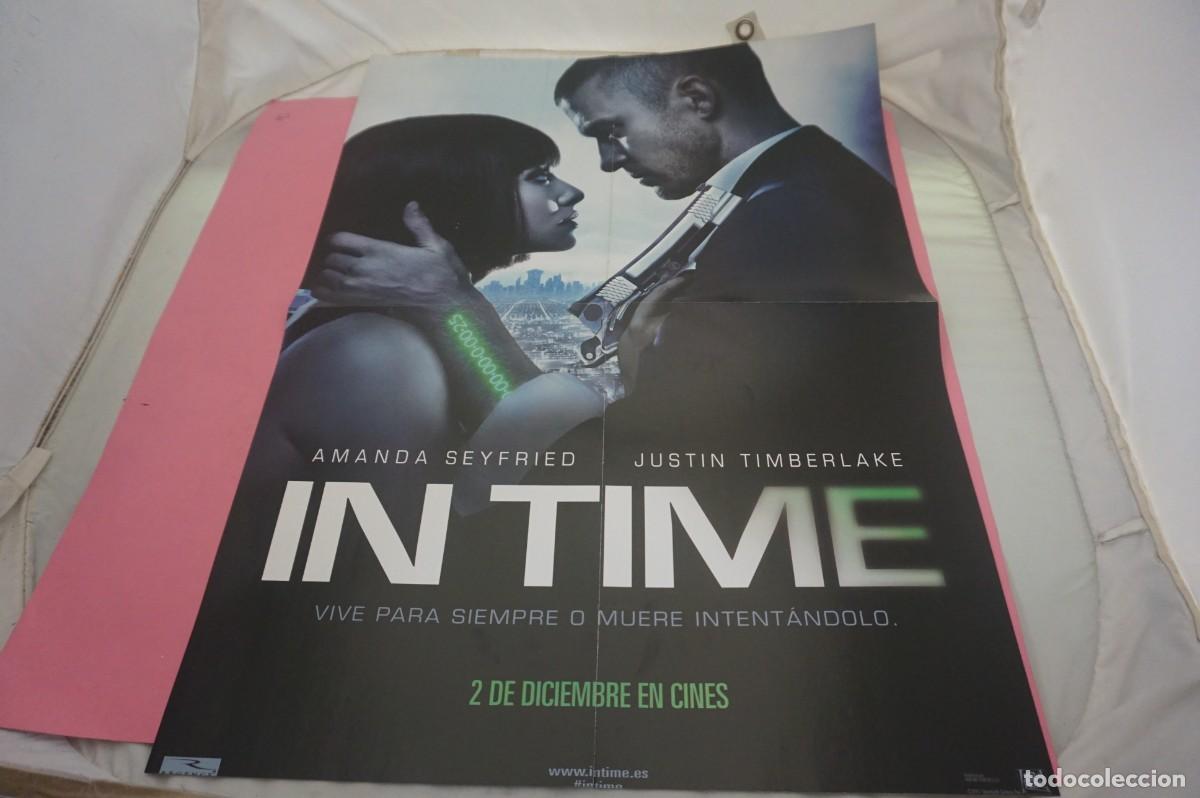 Cinema: C11 - DOBLE POSTER DE CINE DE 57 X 41 CM. - IN TIME / PROTOCOLO FANTASMA