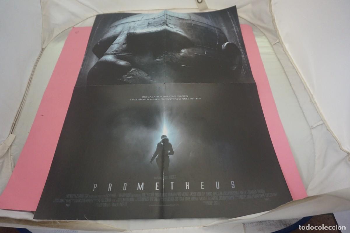 Cine: C12 - DOBLE POSTER DE CINE DE 57 X 41 CM. - PROMETHEUS / LA INVENCION DE HUGO