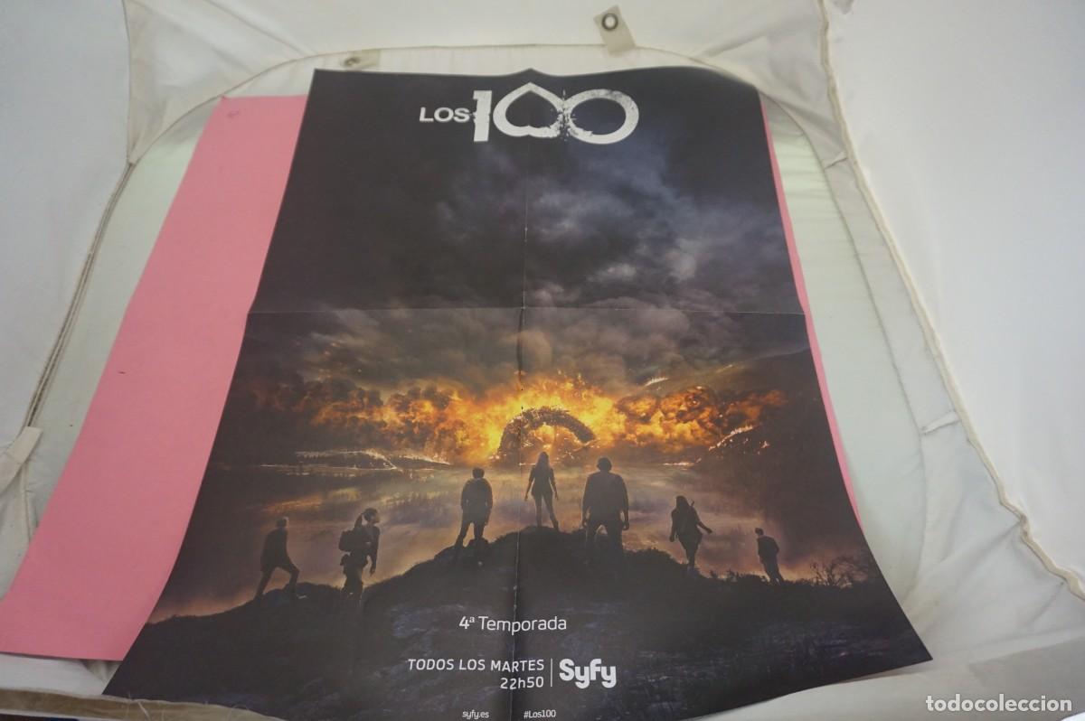 Cine: C12 - DOBLE POSTER DE CINE DE 57 X 41 CM. - LOS 100 / RESIDENT EVIL EL CAPITULO FINAL