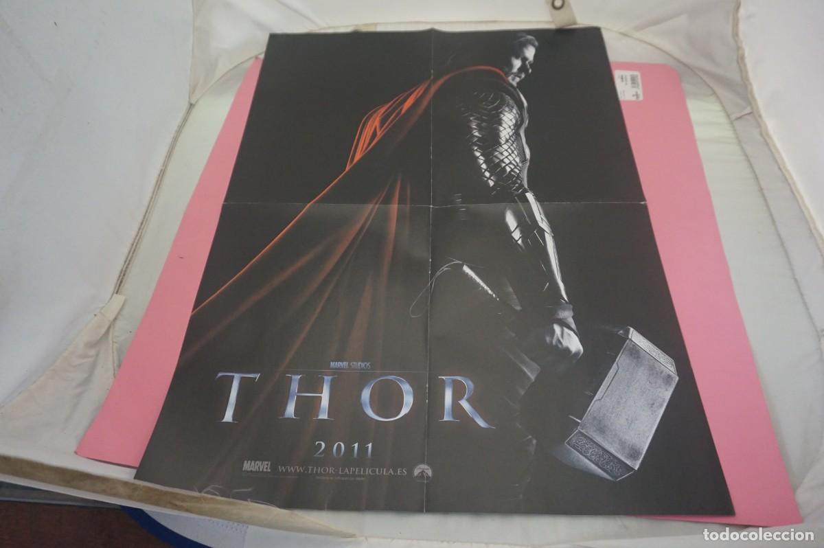 Cine: C12 - DOBLE POSTER DE CINE DE 57 X 41 CM. - THOR / COWBOYS & ALIENS