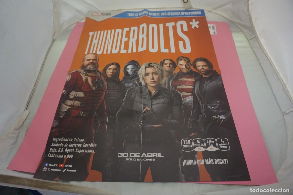 Cine: C12 - DOBLE POSTER DE CINE DE 57 X 41 CM. - THUNDERBOLTS / CONFIDENCIAL