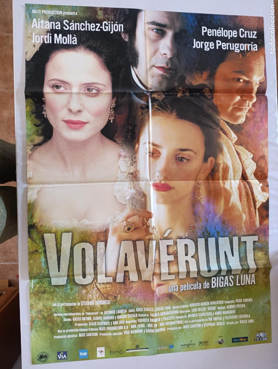 Cine: POSTER ORIGINAL VOLAVERUNT - 97 X 68 CM - BIGAS LUNA (387)
