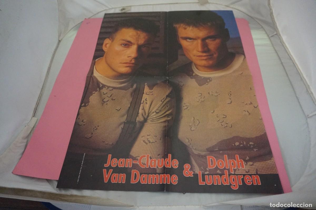 Cine: C13 - DOBLE POSTER DE CINE - VAN DAMME & DOLPH LUNDGREN / BATMOBILE BATMAN