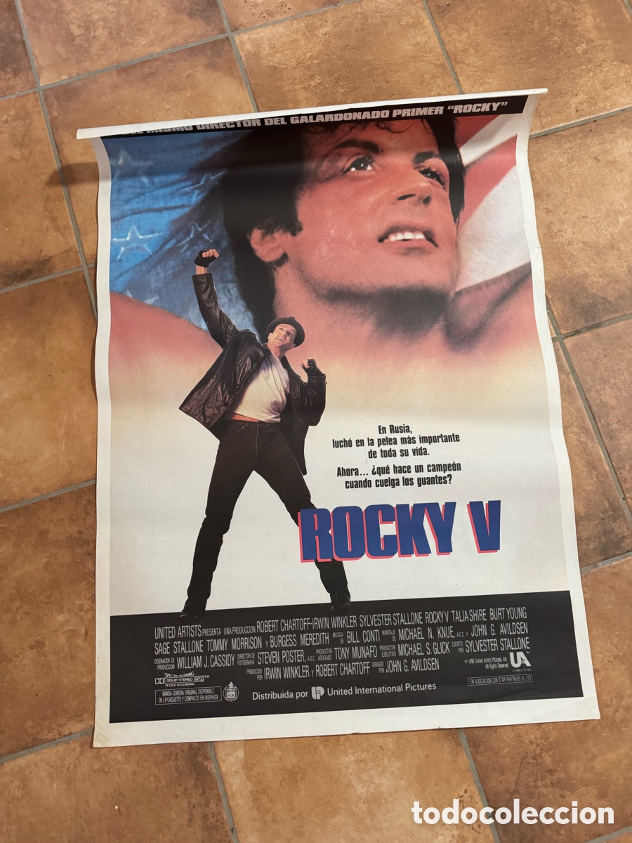 Cine: ROCKY V POSTER ORIGINAL