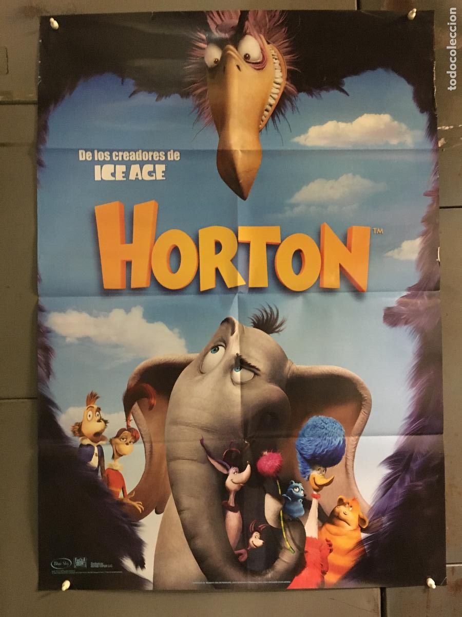 Cine: AFG03 HORTON ANIMACION POSTER ORIGINAL 70X100 ESTRENO h0