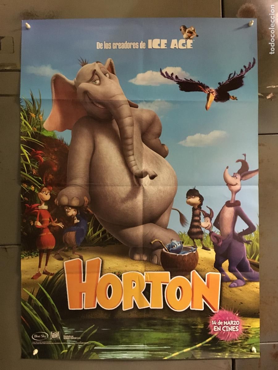 Cinema: AFG06 HORTON ANIMACION POSTER ORIGINAL 70X100 ESTRENO h3